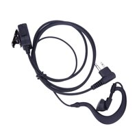 Echo Tech ♬ 2-Pin Earpiece Headset Mic PTT For Motorola CB Radio CP88 CP040 CP100 CP110