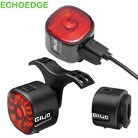 Echoedge Cảm biến phanh xe đạp Đèn xe đạp phía sau, Đèn hậu phanh xe đạp LED thông minh cảm ứng 6 chế độ, Tín hiệu dừng IP66 Đèn cảnh báo mũ bảo hiểm leo núi chống bụi chống nước Nightrider