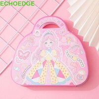 Echoedge Cô Gái Nhỏ Trang Điểm Trang Phục Dán, Album Tạp Chí Tay Tài Khoản Tạo Nhãn Dán Công Chúa Của Riêng Bạn, Phim Hoạt Hình Cá Tính DIY Thêu Sò Công Chúa Trang Điểm Dán Sinh Viên