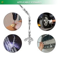 Echog 10 Cái / bộ Đầu Lô, K5 Chống Trơn Trượt Độ Cứng Cao Đầu Chữ Thập Bit, Đa Năng Chống Trơn Trượt Chống Va Đập Điện Vít Bit Dụng Cụ Cầm Tay Điện