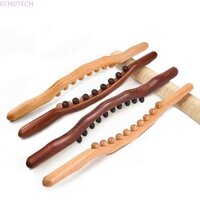 Echotech 8 / 20 / 31 Hạt Gua Sha Massage Stick, Điểm bấm huyệt cầm tay Cây đũa phép trị liệu kinh tuyến, Điều trị gia đình SPA Bụng Cellulite Thanh Massage Thư giãn cơ bắp