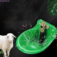 Echotech Cừu Đài Phun Nước, Nhựa Tự Động Cừu Dê Uống Bát, Máy Đựng Nước Van Đồng Cừu Xanh Lỏng Uống Động Vật Trang Trại