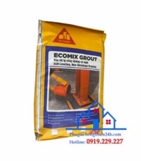 Ecomix Grout Vữa rót tự chảy trộn sẵn gốc xi măng, không co ngót