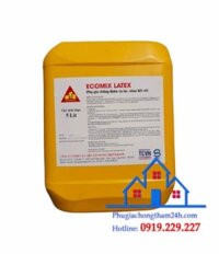 Ecomix Latex Phụ gia chống thấm và tác nhân kết nối cho vữa và bê tông