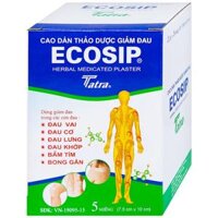 Ecosip thảo dược nóng (Hộp 20gói x5miếng)
