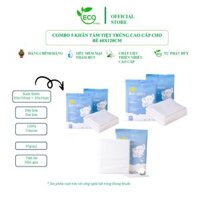 ECOTOWEL - Combo 05 Khăn Tắm Du Lịch Dùng 1 Lần Cho Bé, Mềm Mại, An Toàn Cho Bé