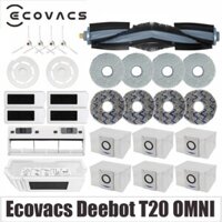 Ecovacs Deebot T20 OMNI Robot Hút Bụi Phụ Kiện Cây Lau Nhà Chính / Bên Bàn Chải Cuộn Bàn Chải Lọc Bình Nước
