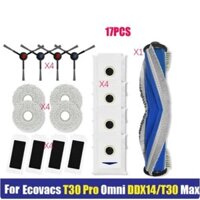 Ecovacs Deebot T30 Pro Omni Robot Hút Chân Không Phụ Kiện Của Bàn Chải Bên Chính Lọc Cây Lau Nhà Túi Bụi Phụ Kiện