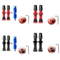 Edb * 1 Cặp Van Cho Xe Đạp Đường Bộ MTB Không săm Vành Lốp 40mm CNC Gia Công Anodized Núm Vú