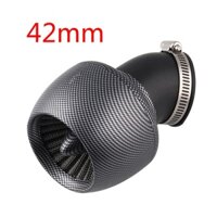 Edb * Bộ lọc không khí sợi Carbon 42mm đa năng cho xe tay ga xe máy 150cc-250cc ATV