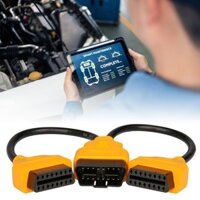 Edb * OBD2 16 Pin Splitter Nối Dài Nam Sang Nữ Cáp Nối Dài 30cm