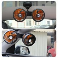 Edb * Quạt Làm Mát Ô Tô Góc Có Thể Điều Chỉnh Xe Gắn Đầu Kép Quạt Làm Mát Tự Động Bảng Điều Khiển Hút Tuần Hoàn Không Khí