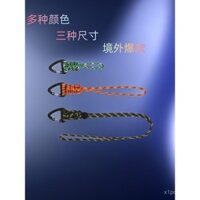 EDC Du Lịch Ngoài Trời Cắm Trại Đi Bộ Móc Khóa Chống Mất Chống Trộm Móc Khóa Chống Rơi Thủ Công Dây Paracord Điều Chỉnh