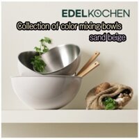 [Edel Kochen] Chén trộn màu sắc (sand beige)