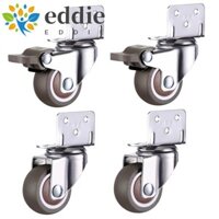 Edie Nội Thất Bánh L Loại Cho Xe Đẩy Cũi Cho Bé 4 Chiếc Tắt Tiếng Bánh Xe Đa Năng