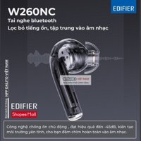 EDIFIER W260NC Tai nghe bluetooth 5.3 codec LDAC/AAC/SBC Chuẩn nhạc Hires Audio Wireless - Chống ồn chủ động ANC 45dB, Đ
