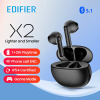 Edifier X2 TWS Earbuds tai nge bluetooh tai nghe không dây Trợ lý giọng nói của Tai nghe không dây Điều khiển cảm ứng trình điều khiển 13mm lên đến 28 giờ chơi Chế độ trò chơi