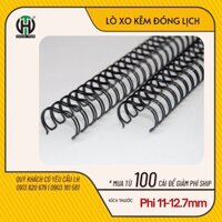 (Edit) [Hộp 100 cái] lò xo phi 11mm, 12.7mm lò xo đóng sổ, lốc xoáy đóng lịch, album