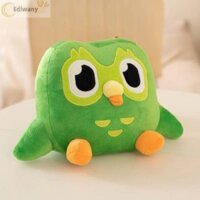Ediwany 30cm Chất lượng cao Duo Plushie of Duo the Owl Toy, Phim hoạt hình nhồi bông Trẻ em Quà tặng Búp bê sang trọng, Kawaii Trang trí nội thất mềm mại Bộ đôi Cú xanh