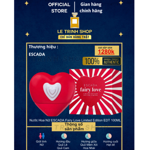 Nước hoa EDT Escada
