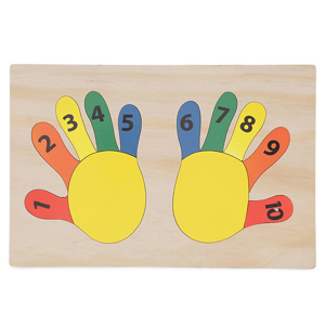 Tranh ghép bàn tay học số Edugames GB124