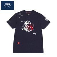 Edwin Edo Katsu Áo thun nam ngắn tay cổ tròn mềm mại cao cấp thời trang với phong cách giản dị mới