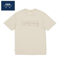 Edwin Thiết kế cá tính Nhật Bản Sense Trend Áo thun ngắn tay nam mềm cao cấp