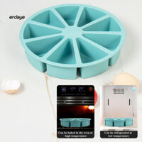 Edy- Khuôn Nướng Bánh Silicon Cấp Thực Phẩm Dễ Dàng Phát Hành Khuôn Nướng Bánh Silicon 9 Khoang Khuôn Bánh Tam Giác Chống Dính Chảo Nướng Cho Brownies Muffins Cupcakes Bánh Mì Cấp Thực Phẩm Cho Diy