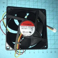 EE80251B1-000C-G99 Quạt tản nhiệt 12V 1.7W 80x80x25mm SUNON 3 dây đầu cắm A2