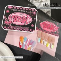 EELHOE Beauty And Personal Care Keo dán Pat-pat chín ô Hiệu ứng lâu dài Thực tế Bán chạy nhất Sơn móng tay và móng chân Keo dán Dễ dàng áp dụng Nghệ thuật làm móng tự làm Cần sáng bóng