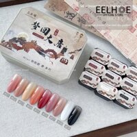 EELHOE Chăm sóc sắc đẹp và cá nhân Keo chuyển màu Nhu cầu nhẹ Bộ sơn móng tay 9 màu Làm móng tay và móng chân Keo có độ bão hòa cao An toàn Bán chạy nhất Keo sơn sơn móng tay