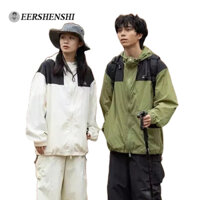 EERSHENSHI Áo Khoác Chống Nắng Đa Năng Màu Sắc Đơn Giản Phong Cách Nhật Bản Cho Nam Và Nữ