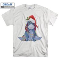 Eeyore Santa Hat Áo Thun Vui Vẻ Quà Tặng Áo nam Unisex 6347