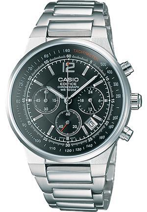 Đồng hồ nam dây thép không gỉ Casio EF-500D-1AVUDF