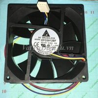 EFC0912BF-F00 Quạt tản nhiệt 12V 0.6A 92x92x32mm Delta 4 dây đầu cắm B3