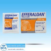 Efferalgan 250mg giảm đau, hạ sốt (hộp 12 gói)