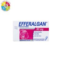 EFFERALGAN 80 MG VIÊN ĐẶT