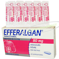 EFFERALGAN 80MG VIÊN ĐẠN