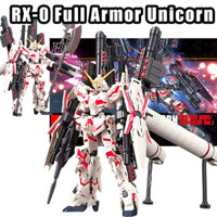Efreet Jaeger Diecast RX-0 Full Armor Unicorn Mô hình lắp ráp mới RX-78-3 Gundam Mecha Models
