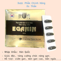 EGANIN Plus - Viên uống bổ gan, giải độc gan, tăng cường chức năng gan ( hộp 60 viên )