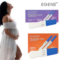 Egens 6 HCG Bút Thử Thai  Chính Xác Cao Test Nhanh Kit +20 Bút Thử Rụng Trứng  LH  Chuyên Dụng Test Nhanh