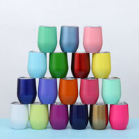 Eggshell Cup Thép không gỉ chân không rượu vang đỏ U Cup Thời trang xách tay Big Belly Car Cup