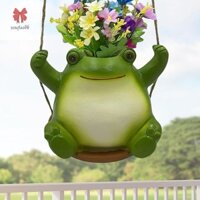 [Egi] Móc treo cây ếch xoay Cây trồng hình ếch bằng nhựa Chậu trồng cây treo tường đa năng cho cửa sổ, trần nhà, sân vườn, trang trí tường [VN]