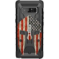 Ego Tactical Limited Edition Customized Designs Over a UAG Urban Armor Gear Case for Samsung Galaxy Note 8 - Spartan Helmet USA Flag…