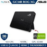 eGPU ASUS GC34R-030 ROG XG Mobile RTX5070Ti 12GB GDDR7 Thunderbolt5 tốc độ cao mạnh mẽ nhỏ gọn di động cao