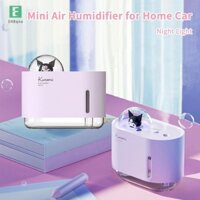 Ehbqna 300ML Máy Tạo Độ Ẩm Không Khí Sanrio Kuromi Mini Dễ Thương USB Điện Thơm Khuếch Tán Máy Phun Sương Sương Mù Xe Nhà Phòng Ngủ Mới