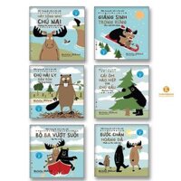 Ehon song ngữ Miền hoang dã 6 cuốn - Bản Quyền - Bước chân hoang dã