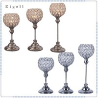 Eigall Crystal Candle Holder Trang trí đám cưới Tiệc nến Bữa tối Tealight