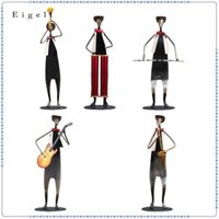 Eigall Iron Music Man Tượng Mô Hình Để Bàn Trang Trí Nhạc Cụ Hình