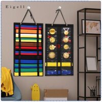 Eigall Taekwondo Đai Hiển Thị Giá Đỡ Đai Karate Hiển Thị Giá Đỡ Chống Bụi Nghệ Thuật Thắt Lưng Người Tổ Chức Cho Karate Thắt Lưng Và Huy Chương